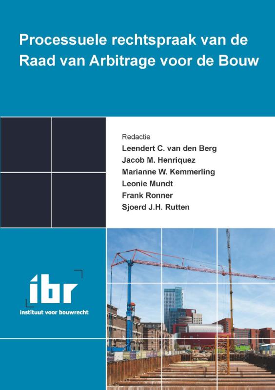 Omslag van Processuele rechtspraak van de raad van arbitrage voor de bouw
