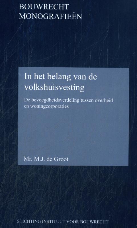 Omslag van In het belang van de volkshuisvesting