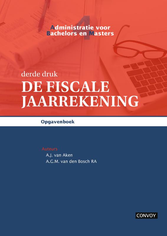 Omslag van ABM 4 De Fiscale Jaarrekening Opgavenboek 3e druk
