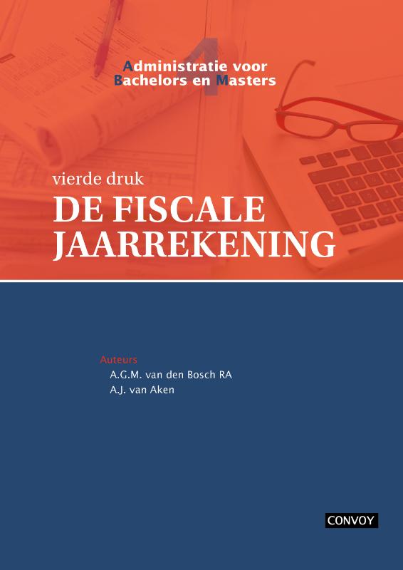 Omslag van ABM 4 De Fiscale Jaarrekening Theorieboek 4e druk