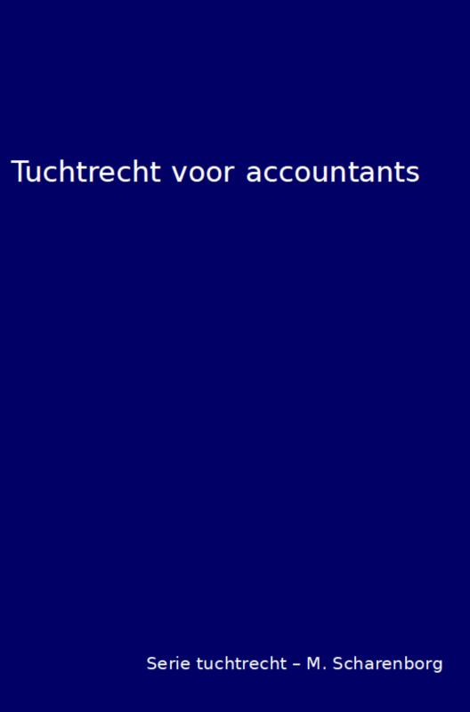 Omslag van Tuchtrecht voor accountants