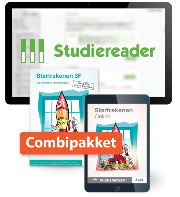 Omslag van Combipakket Studiereader Rekenen 3F WL12