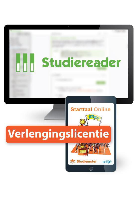 Omslag van Verlengingslicentie Studiereader Starttaal 12M