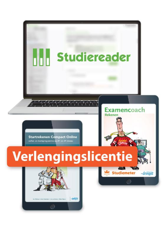 Omslag van Verlengingslicentie Studiereader Startrekenen Compact 6M