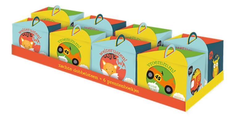 Omslag van Display zachte dobbelsteen met 6 boekjes 2T x 4E