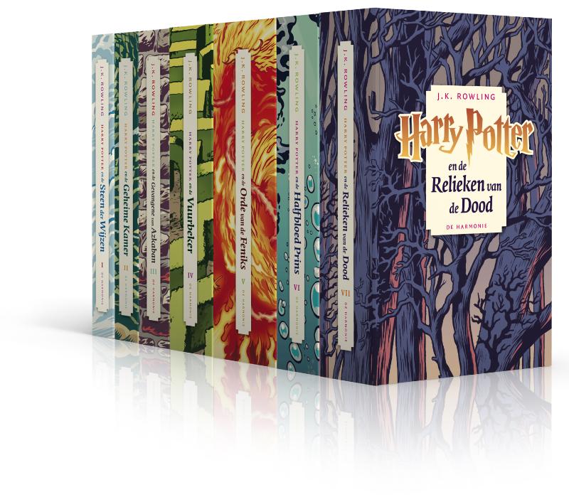 Omslag van Harry Potter pocketpakket 7 delen