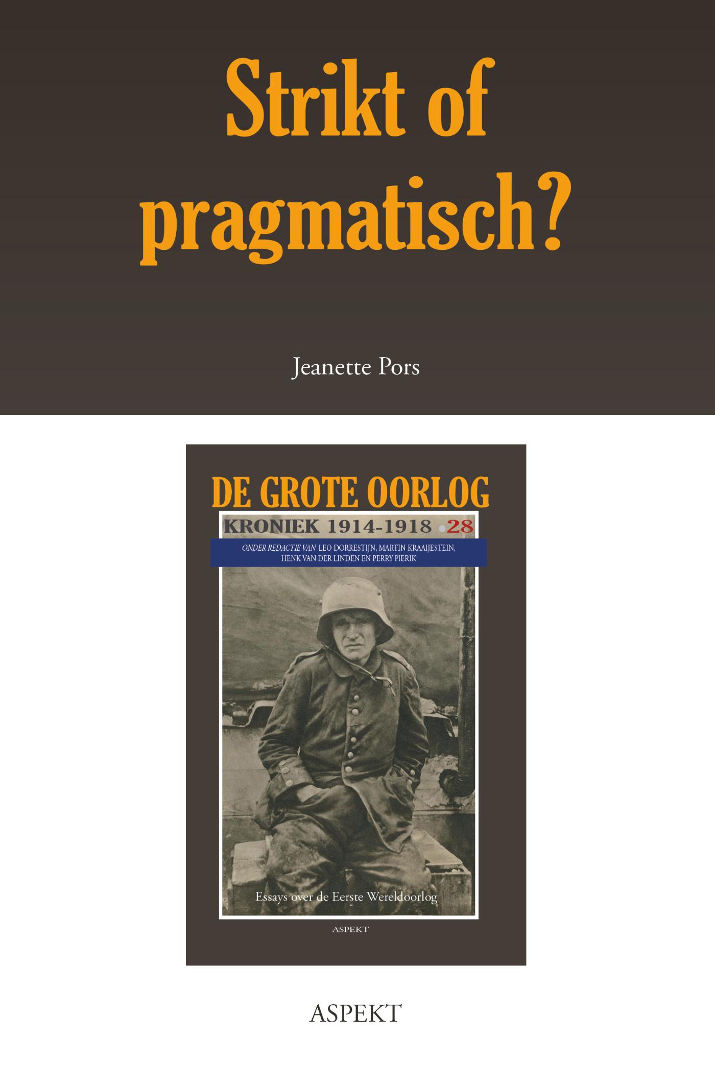 Omslag van Strikt of pragmatisch?
