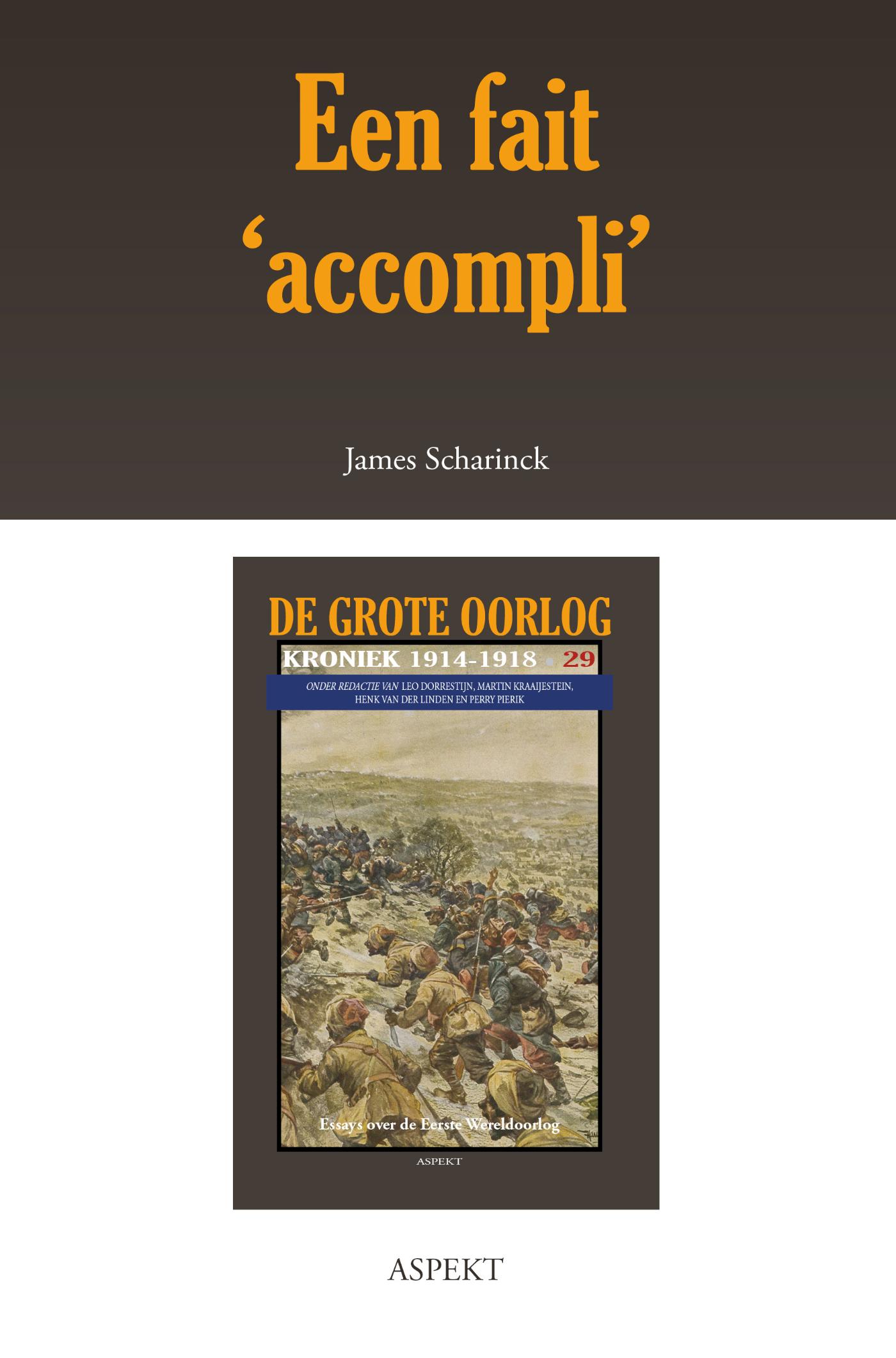 Omslag van Een fait ‘accompli’.