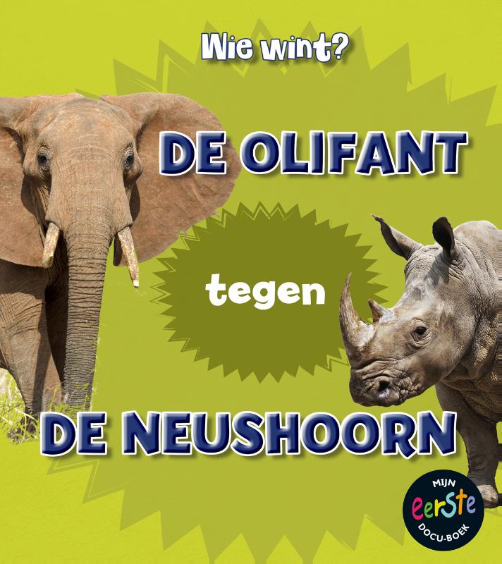 Omslag van De olifant tegen de neushoorn
