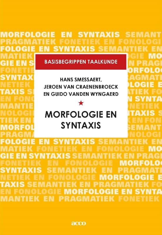 Omslag van Morfologie en Syntaxis