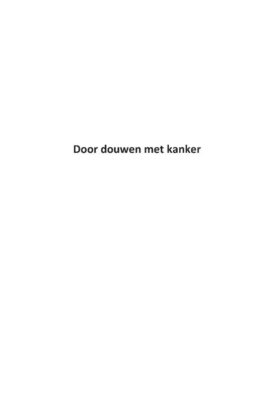 Omslag van Door douwen met kanker