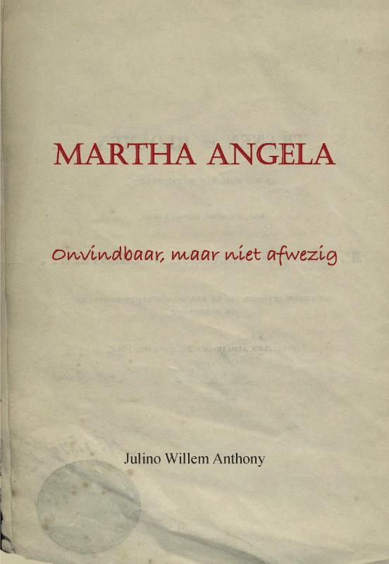 Omslag van Martha Angela