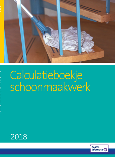 Omslag van Calculatieboekje Schoonmaakwerk 2018