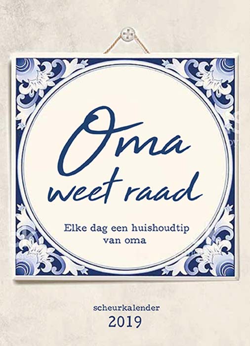 Omslag van Oma weet raad scheurkalender 2019