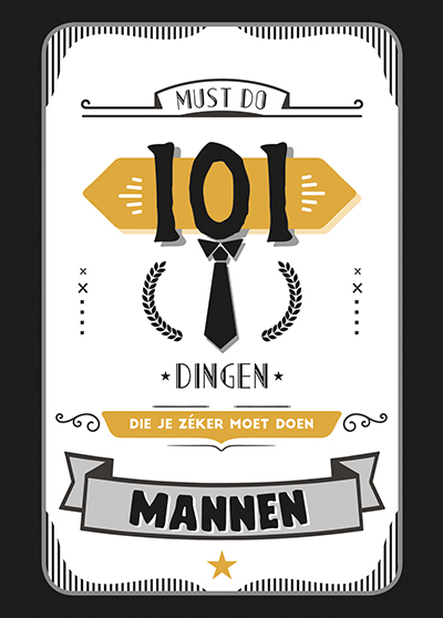 Omslag van 101 dingen die je zéker moet doen - Mannen