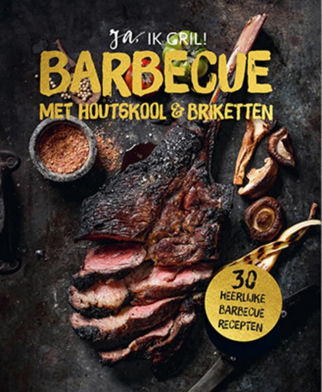 Omslag van Barbecue met houtskool en briketten