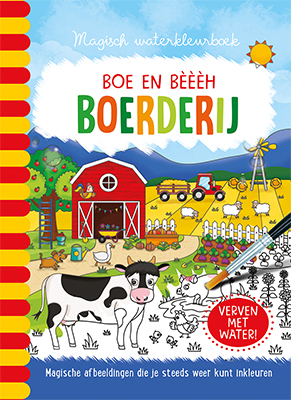 Omslag van Magisch waterkleurboek Boerderij