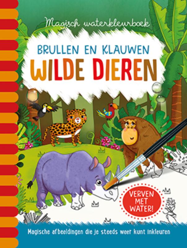 Omslag van Magisch waterkleurboek Wilde dieren