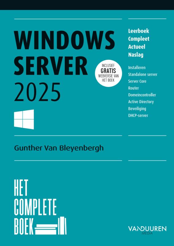 Omslag van Windows Server 2025