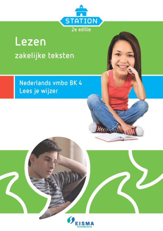 Omslag van Lezen zakelijke teksten Nederlands vmbo BK 4 Lees je wijzer