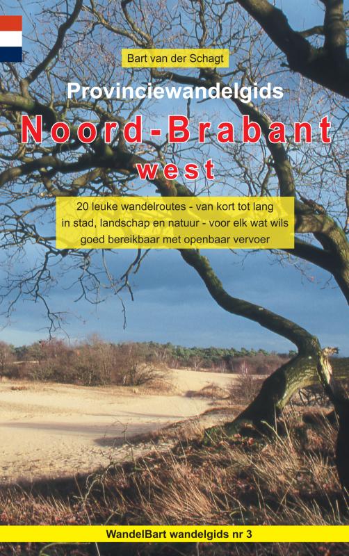 Omslag van Provinciewandelgids Noord-Brabant west