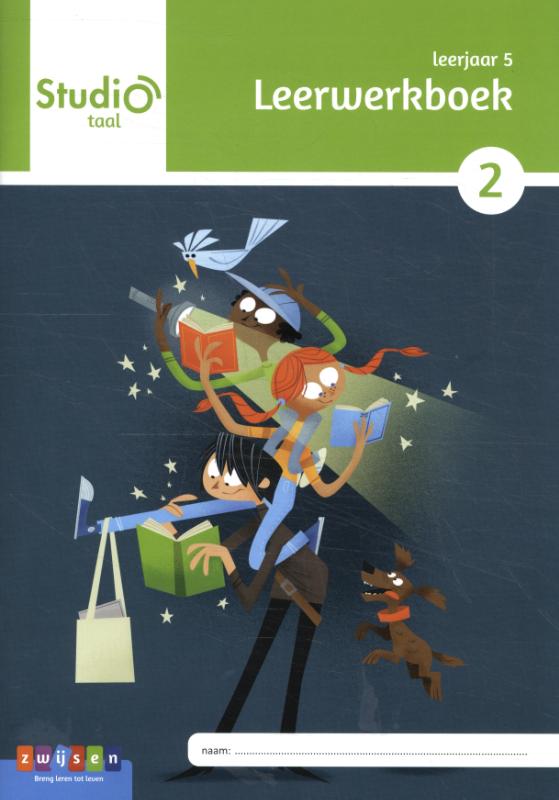 Omslag van leerjaar 5 leerwerkboek blok 2