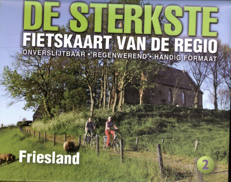 Omslag van De sterkste fietskaart van Friesland