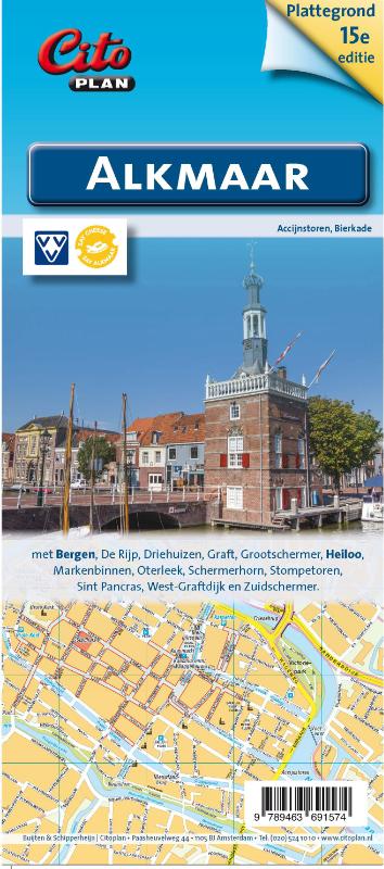 Omslag van Stadsplattegrond Alkmaar