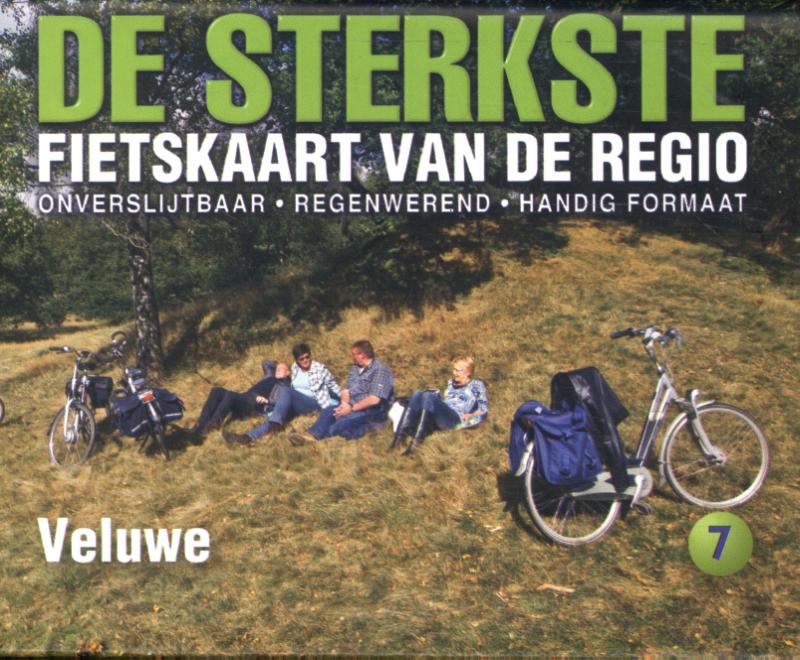 Omslag van De sterkste fietskaart van de Veluwe