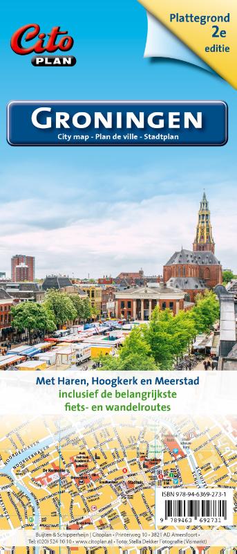 Omslag van Stadsplattegrond Groningen