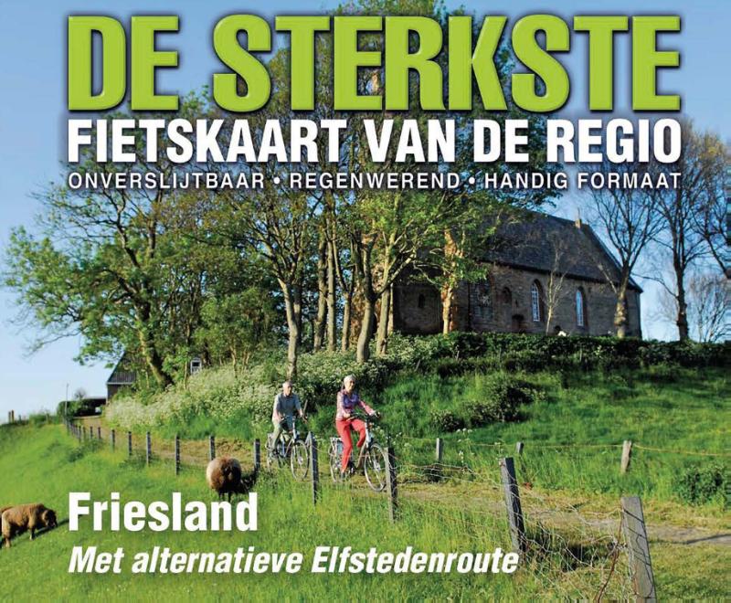 Omslag van De sterkste fietskaart van Friesland