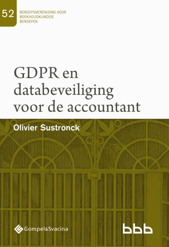 Omslag van GDPR en databeveiliging voor de accountant