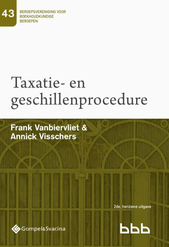 Omslag van Taxatie- en geschillenprocedure