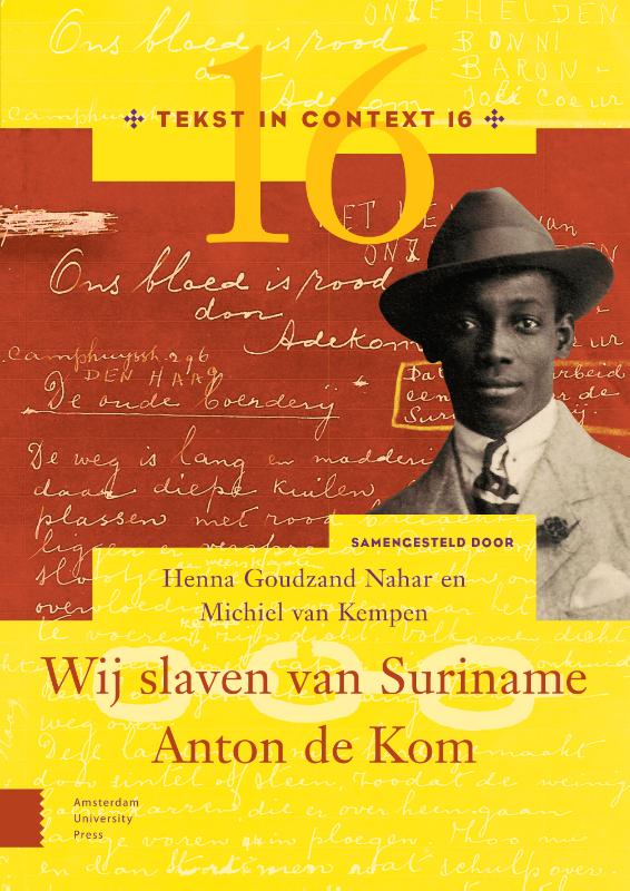 Omslag van Wij slaven van Suriname – Anton de Kom