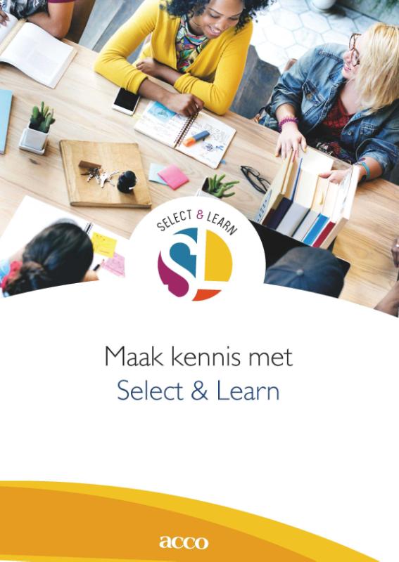 Omslag van Select & Learn: De historiek van sociaal werk, mensenrechten en structureel sociaal werk