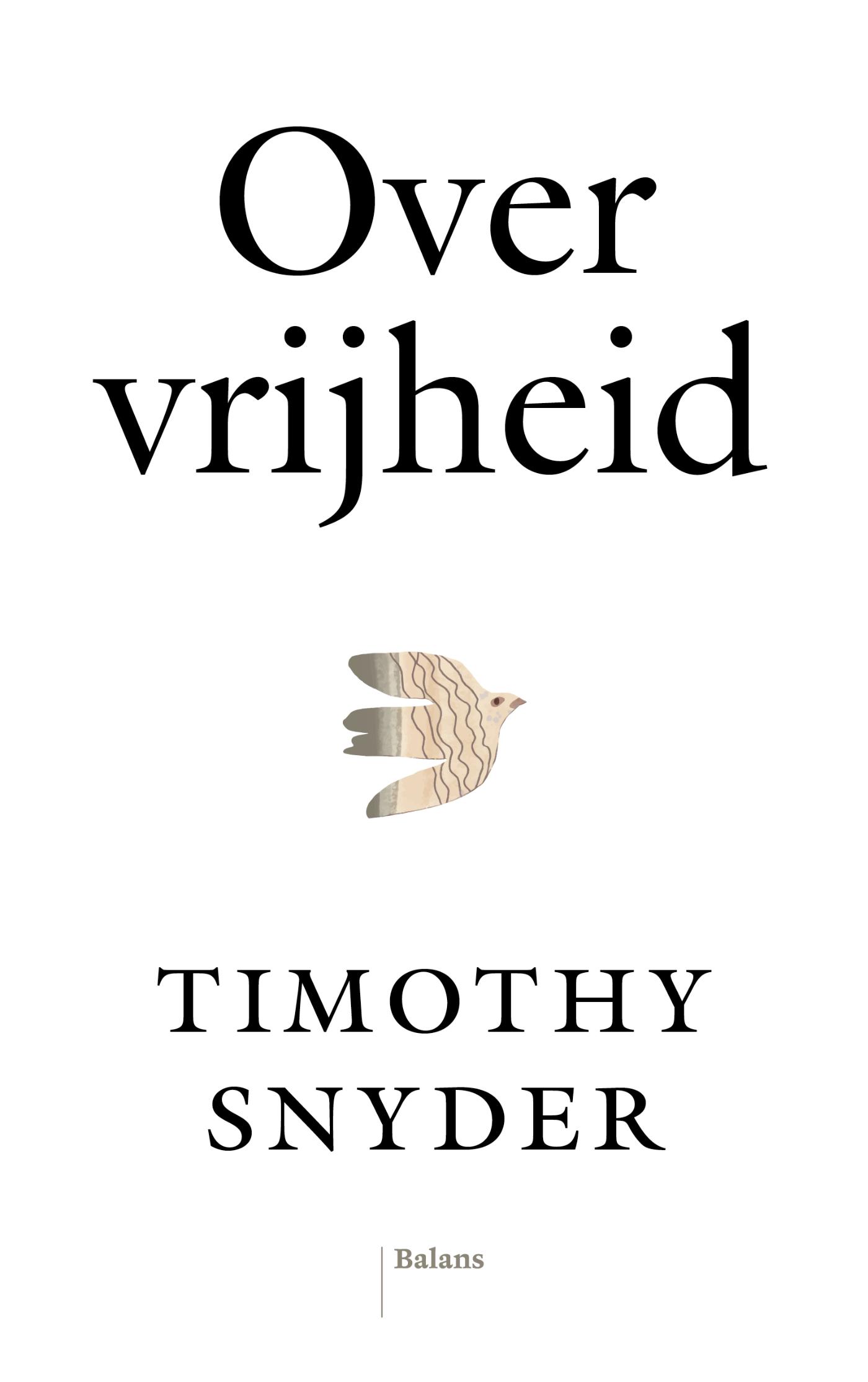 Omslag van Over vrijheid