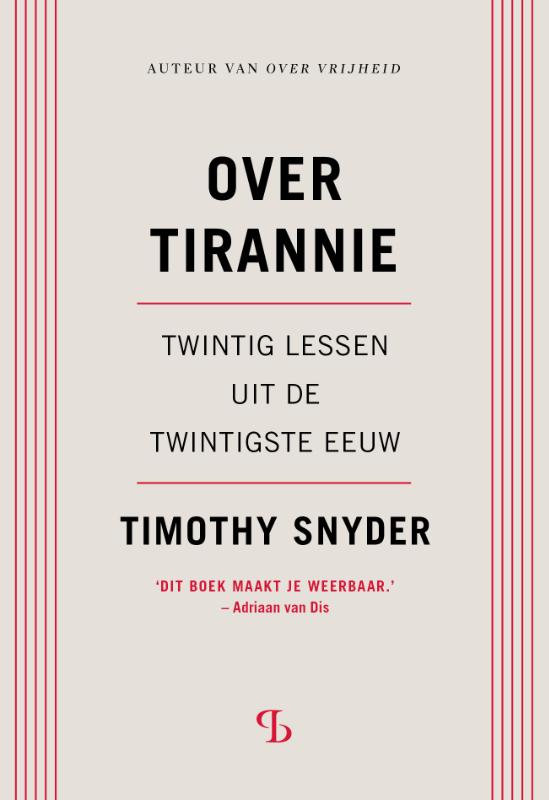 Omslag van Over tirannie