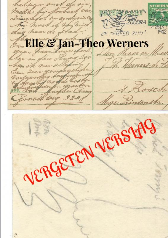 Omslag van vergeten verslag