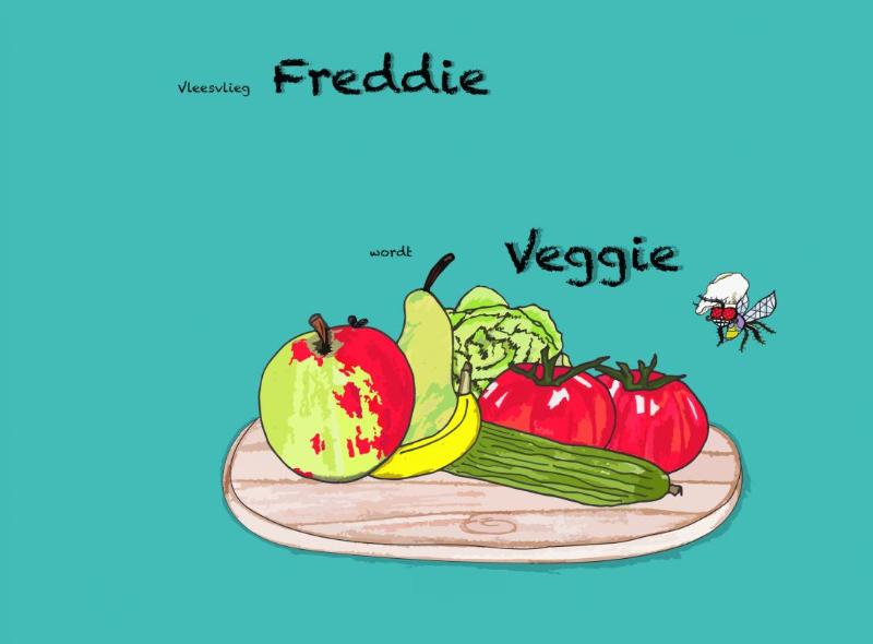Omslag van Vleesvlieg Freddie wordt Veggie