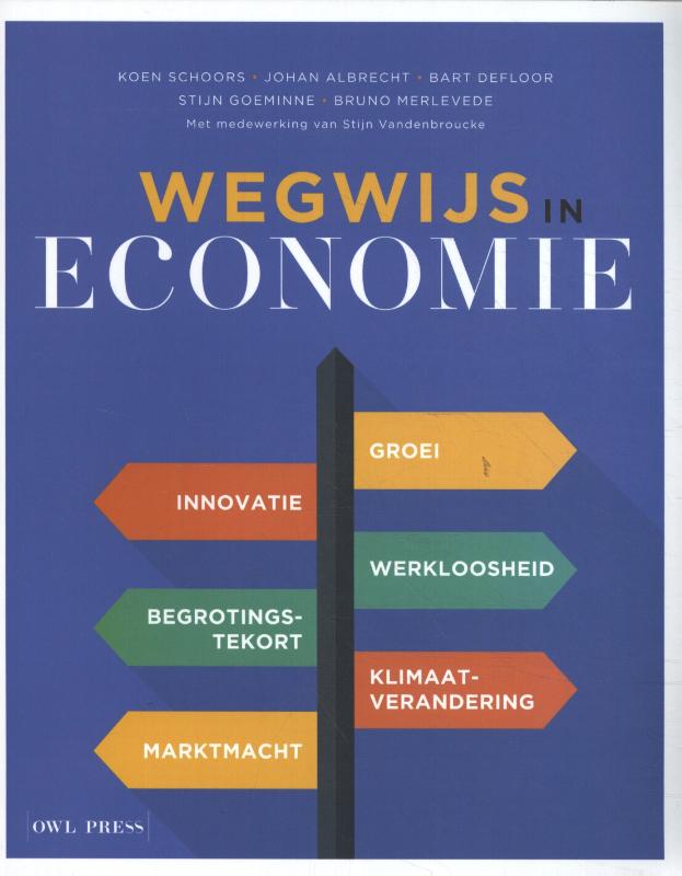 Omslag van Wegwijs in economie 2019