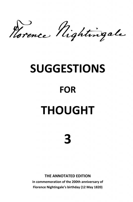 Omslag van Suggestions for Thought 3
