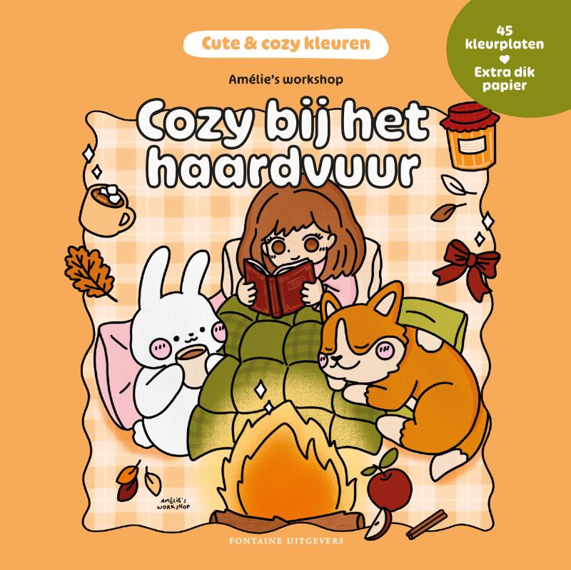 Omslag van Cozy bij het haardvuur