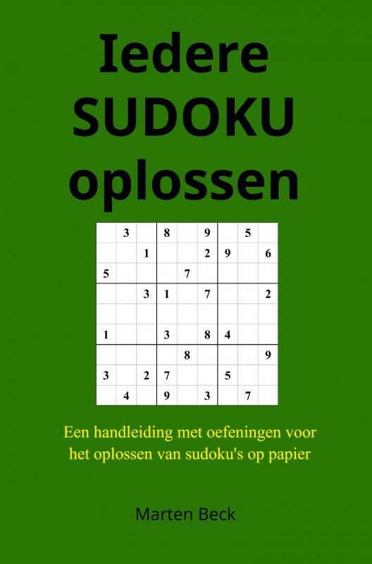 Omslag van Iedere SUDOKU oplossen