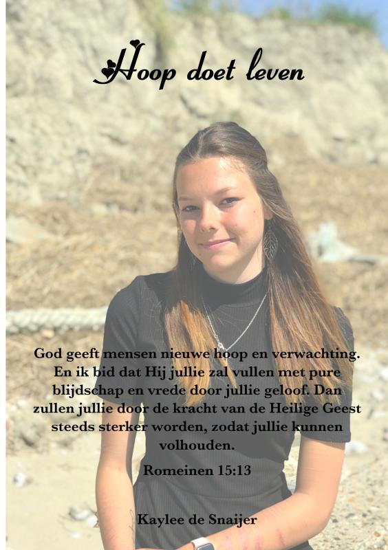Omslag van Hoop doet leven