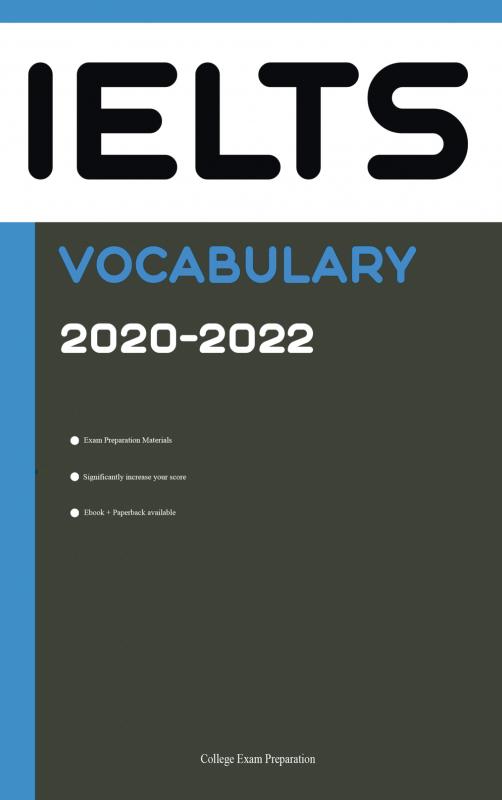 Omslag van IELTS Vocabulary 2020-2022
