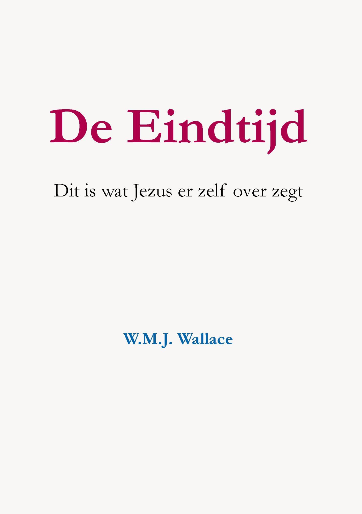 Omslag van De Eindtijd