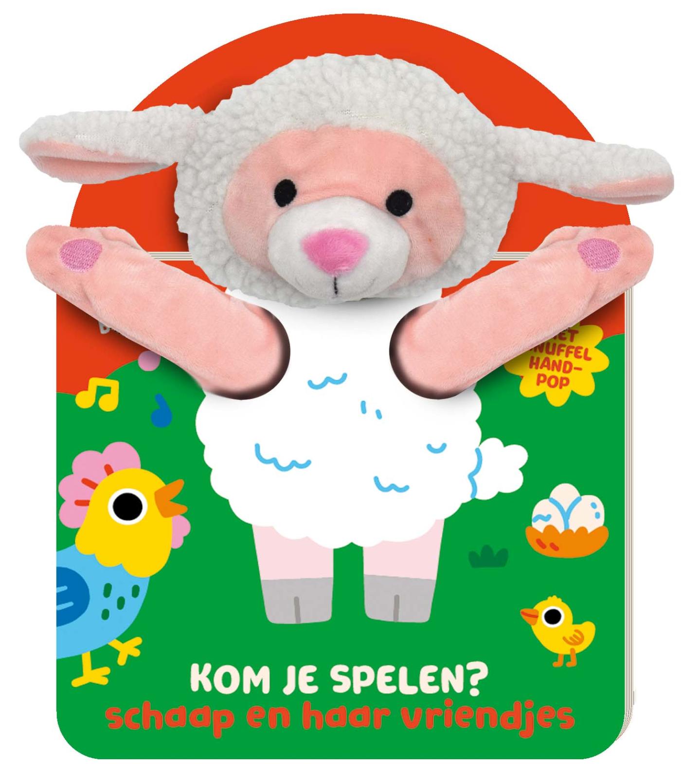 Omslag van Handpopboek - Kom je Spelen? - Schaap