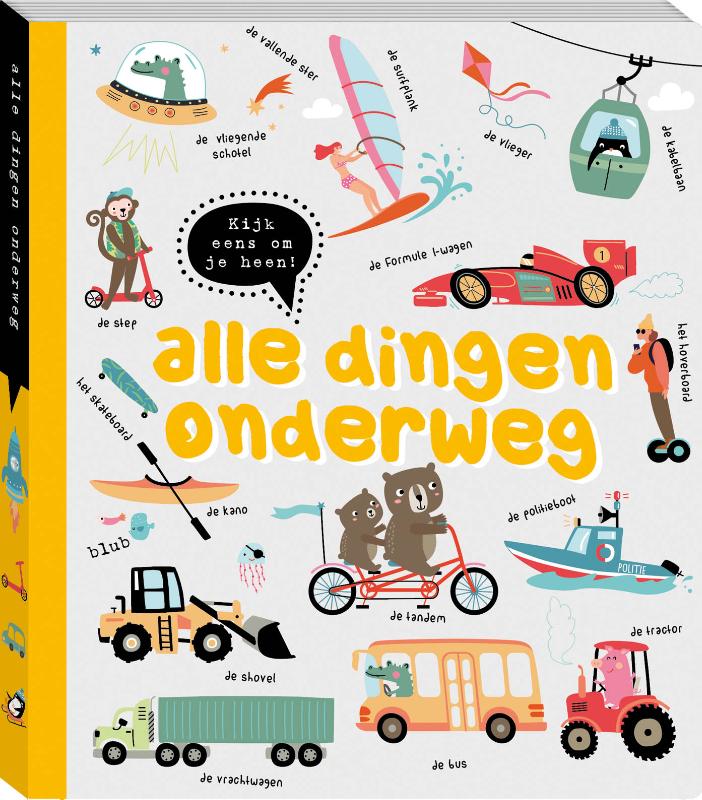 Omslag van Kijk eens om je heen - Alle dingen onderweg