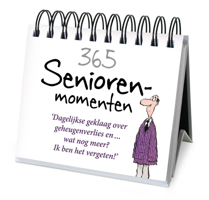Omslag van 365-dagen cadeauboek - Seniorenmomenten