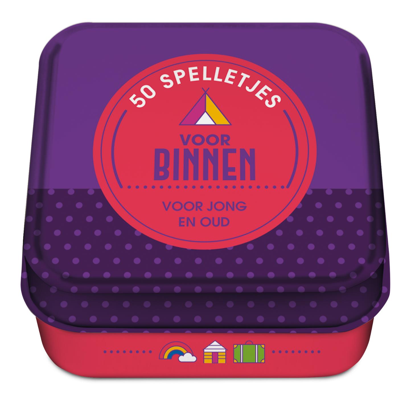 Omslag van 50 spelletjes voor binnen
